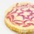 Cheesecake with pitaya swirl