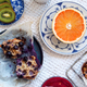 Kalorifattig muffin med blåbær