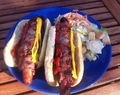 Meatlover Hot dogs - itse tehdyllä sämpylällä