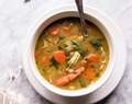 Slow Cooker Hearty Chicken Soup.
