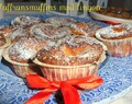 Muffins med saffran och lingon