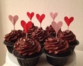 Choklad cupcakes med flingsalt