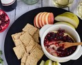 Pomegranate Baked Brie