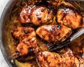 Sweet and Spicy Glazed Chicken Thighs