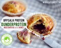 Recept: Hallongrottor med dunderprotein från Uppsala Protein