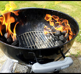 koka kött innan grillning