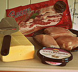 ovnsbakt kyllingfilet med bacon