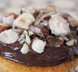 nutella frosting cupcake