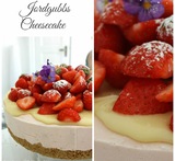 jordgubbscheesecake