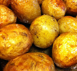 pressad potatis av färskpotatis