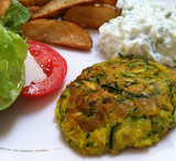 squash frikadeller med feta