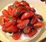 brietårta tomat basilika