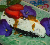 cheesecake med vit choklad och passionsfrukt
