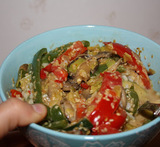 wokade grönsaker thai