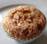 muffins med rabarber og kokos