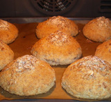 grova scones med havregryn och grahamsmjöl