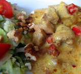kyckling och ris gratäng curry
