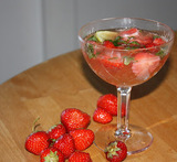 jordgubbs drink med alkohol