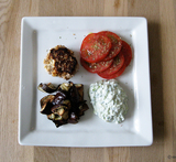 græske frikadeller med oliven og feta