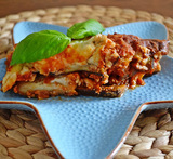 vegetar lasagne med hytteost