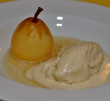 päron glass i glassmaskin