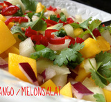 salat med mango og melon