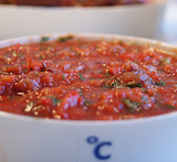 salsa krossade tomater