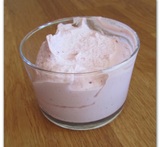 glass turkisk yoghurt grädde