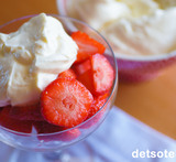 dessert med mascarpone og jordbær
