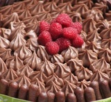 chokladtårta med tre sorters choklad