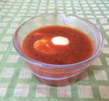 tomat och basilika soppa