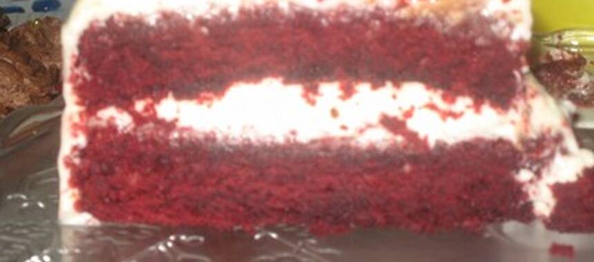 Röd sammetstårta