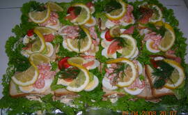Smörgåstårta med tonfisk