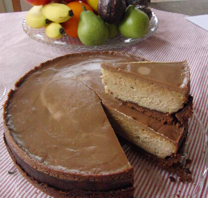 Nigellas chokladcheesecake med jordnötssmör
