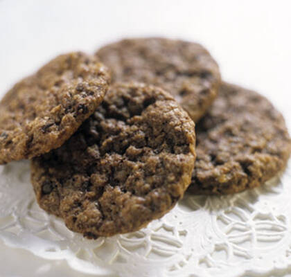 Sivs amerikanska chokladcookies