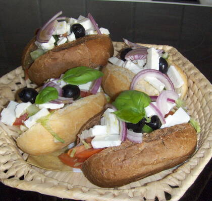 Grekisk minibaguette