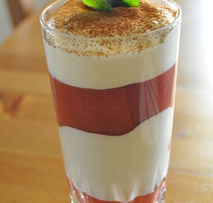 Rhubarb fool