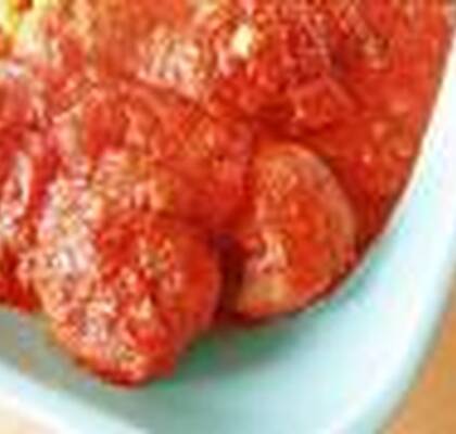 Spagetti och köttbullar i tomatsås