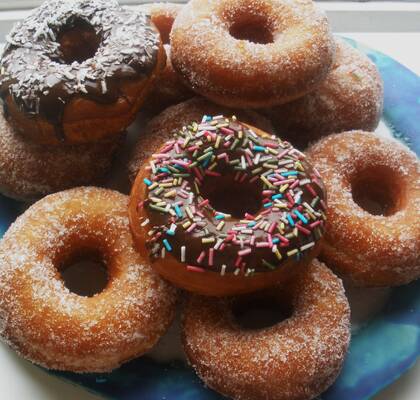 Absolut Godaste receptet på  Munkar / Donuts!