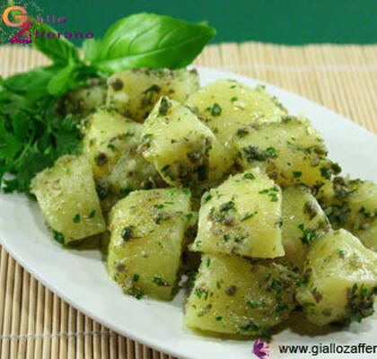 Italiensk grön potatissallad