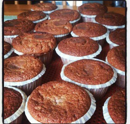 Nöt-creme's muffins