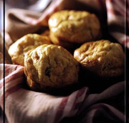 Muffins med potatis och russin