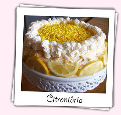 Citrontårta