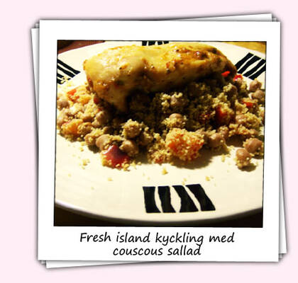 Fresh Island-kyckling med couscoussallad.