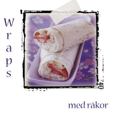 Wraps med räkor