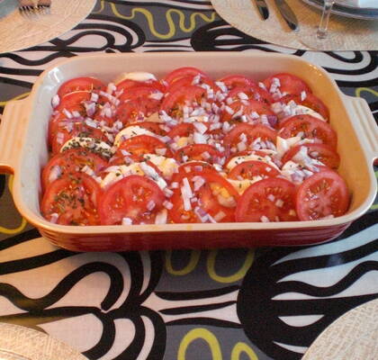 Mozzarella med tomat