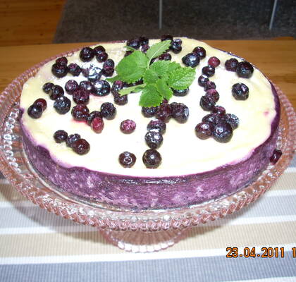 Blåbärscheesecake