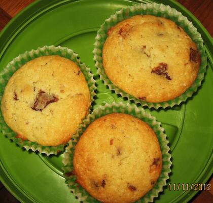 Thinas Toblerone-muffins med smak kokos och vanilj