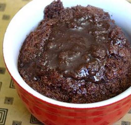 Amerikansk brownie-pudding