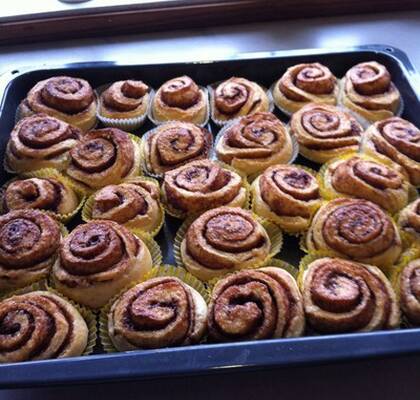 Kanelbullar med mycket smak